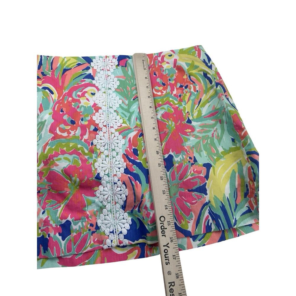 Lilly Pulitzer Womens Rhea Mini Skirt Skort in Casa Banana Tropical Size 12 - Picture 3 of 8